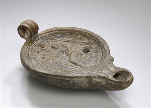 Lamp, Roman Empire; 1st century B.C. - 4th century A.D; Terracotta; 4 x 7.5 x 11.6 cm, 1 9,16 x 2 15,16 x 4 9,16 in