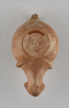 Lamp, South Anatolia, Anatolia; 1st century B.C. - 4th century A.D; Terracotta; 4.8 x 10.5 x 19 cm, 1 7,8 x 4 1,8 x 7 1,2 in