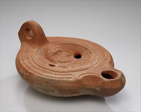 Lamp, North Africa; 1st century B.C. - 4th century A.D; Terracotta; 4.7 x 10.2 x 14.5 cm, 1 7,8 x 4 x 5 11,16 in