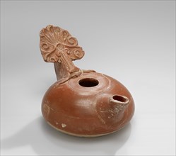 Lamp, Anatolia; 1st century B.C. - 4th century A.D; Terracotta; 4.7 x 9 x 9 cm, 1 7,8 x 3 9,16 x 3 9,16 in