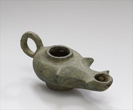 Lamp, Turkey; 1st century; Bronze; 2.2 × 2.8 × 6.7 cm, 7,8 × 1 1,8 × 2 5,8 in