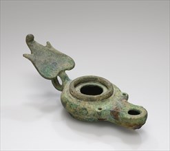 Lamp, Turkey; 1st century; Bronze; 4 x 4.1 x 10.5 cm, 1 9,16 x 1 5,8 x 4 1,8 in