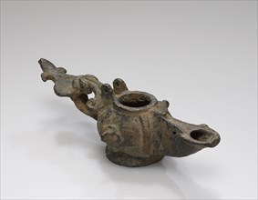 Lamp, Turkey; 1st century B.C. - 1st century A.D; Bronze; 2.7 × 3.1 × 9.6 cm, 1 1,16 × 1 1,4 × 3 3,4 in