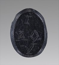 Engraved Gem, Roman Empire; 2nd - 4th century; Rock; 1.7 x 1.3 cm, 11,16 x 1,2 in