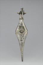 Spouted Jar with Satyr Heads; Roman Empire; 400–600; Gilded silver; 37.9 × 15 × 8.8 cm, 14 15,16 × 5 7,8 × 3 7,16 in