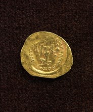 Coin; Constantinople, Asia Minor; 525 - 565; Gold