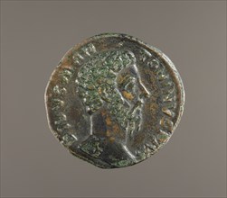 Head of Marcus Aurelius; Rome, Lazio, Italy; about 180; Bronze