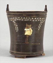 Vessel with a Comic Actor; Attributed to the Workshop of the Konnakis Painter, Greek, Gnathia, active about 375 - 350 B.C