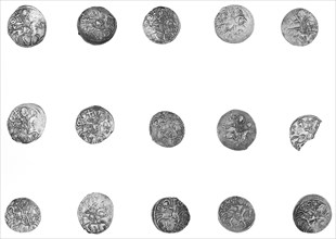 Trebizond Coin; about 13th century; Silver, Byzantine Coinage of the empire of Trebizonds