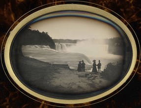 Scene at Niagara Falls; Platt D. Babbitt, American, 1823 - 1879, about 1855; Daguerreotype