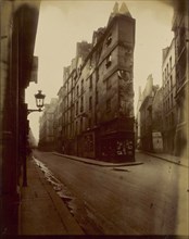 Old Courtyard, rue Quincampoix; Eugène Atget, French, 1857 - 1927, Paris, France; 1908 or 1912; Albumen silver print