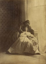 Clementina and Florence Elizabeth Maude; Lady Clementina Hawarden, British, 1822 - 1865, about 1862; Albumen silver print