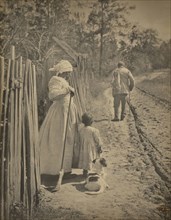 Who Is That?; Rudolf Eickemeyer, Jr., American, 1862 - 1932, Alabama, United States; about 1896; Platinum print; 23.5 x 18.4 cm