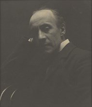 Portrait of Sir Anthony Hope Hawkins; Zaida Ben-Yusuf, American, born England, 1869 - 1933, 1897; Platinum print; 17.9 x 15.6