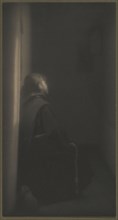 Kneeling Monk at Prayer , Vita Mystica; Fred Holland Day, American, 1864 - 1933, about 1900 - 1905; Gum bichromate print
