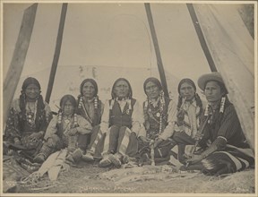 Jicarilla, Apaches; Adolph F. Muhr, American, died 1913, Frank A. Rinehart, American, 1861 - 1928, 1899; Platinum print