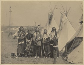 Little Sunday, Eagle Elk, and Prairie Dog, Sioux; Adolph F. Muhr, American, died 1913, Frank A. Rinehart, American, 1861 - 1928