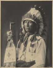 Lone Bear, Sioux; Adolph F. Muhr, American, died 1913, Frank A. Rinehart, American, 1861 - 1928, 1899; Platinum print