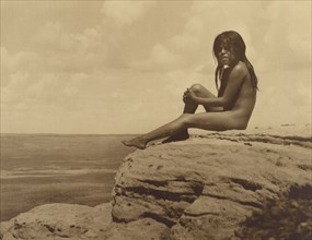 Native American Girl; Frederick I. Monsen, American, 1865 - 1929, 1894 - 1906; Gelatin silver print; 33 x 42.9 cm