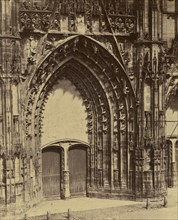 Church entrance; Bisson Frères, French, active 1840 - 1864, about 1854 - 1864; Albumen silver print