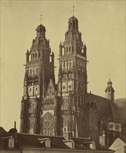 Church Facade; Bisson Frères, French, active 1840 - 1864, about 1854 - 1864; Albumen silver print