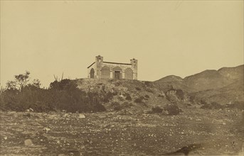 Pyramide Artificielle, a Mitla, Anciennement surmontee d'un temple; Désiré Charnay, French, 1828 - 1915, Oaxaca, Mexico; 1862