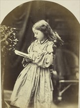Portrait of a Young Girl Reading; Oscar Gustave Rejlander, British, born Sweden, 1813 - 1875, about 1860; Albumen silver print