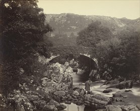 The Lledr Bridge near Bettws y Coed; Henry White, British, 1819 - 1903, Bettws y Coed, Wales; 1856 - 1857; Albumen silver print