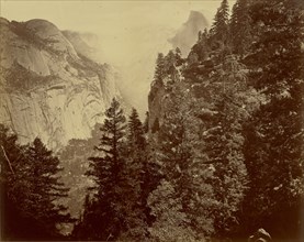 Tenaya Canyon. Valley of the Yosemite, no. 35, Eadweard J. Muybridge, American, born England, 1830 - 1904, Yosemite
