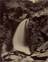 Rainbow Falls, Ute Pass, Manitou Springs, Colorado; William Henry Jackson, American, 1843 - 1942, about 1900; Albumen silver