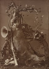 Still Life of a Hunting Scene; Adolphe Braun, French, 1811 - 1877, negative about 1867; print about 1880; Carbon print