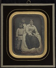 The deRegny Children and Their Nanny; Jean-Gabriel Eynard, Swiss, 1775 - 1863, about 1846; Daguerreotype