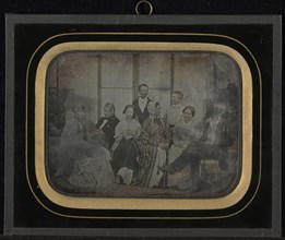 Portrait of the Eynard-Lullin family; Jean-Gabriel Eynard, Swiss, 1775 - 1863, July 1850; Daguerreotype