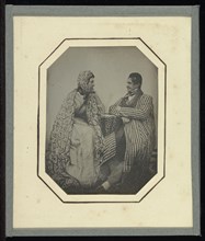 Portrait of M. and Mme. Jean-Gabriel Eynard; Jean-Gabriel Eynard, Swiss, 1775 - 1863, about 1845; Daguerreotype