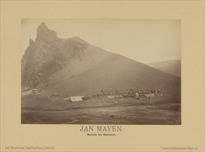 Jan Mayen, Station im Sommer;, Linienschiffs-Lieutenant, Richard Basso, German ?, active 1882 - 1883, Jan Mayen, Norway; 1882