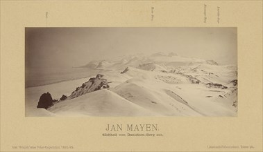 Jan Mayen, Sudtheil von Danielsen-Berg aus;, Linienschiffs-Lieutenant, Richard Basso, German ?, active 1882 - 1883, Jan Mayen