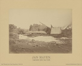 Jan Mayen, Lagerplatz beim Cap Traill;, Linienschiffs-Lieutenant, Richard Basso, German ?, active 1882 - 1883, Jan Mayen