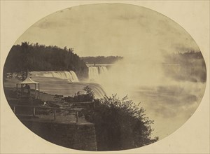 Niagara Falls; Silas A. Holmes, American, 1820 - 1886, Niagara Falls, New York, United States; about 1855; Salted paper print