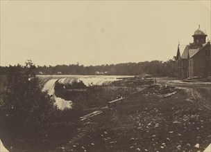Table Rock, Niagara Falls; Silas A. Holmes, American, 1820 - 1886, Niagara Falls, Ontario, Canada; about 1850 - 1855; Salted
