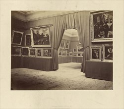 Art Exhibition; Robert Jefferson Bingham, British, 1824 - 1870, Paris, France; 1869; Albumen silver print