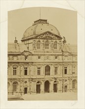 The Louvre Palace, Clock Pavillion; Bisson Frères, French, active 1840 - 1864, Paris, France; about 1854; Albumen silver print