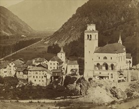 Village de Viège; Bisson Frères, French, active 1840 - 1864, Viège, Switzerland; 1855; Albumen silver print