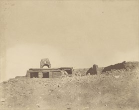 Temple d'Amada; John Beasly Greene, American, born France, 1832 - 1856, Amada, Egypt; 1853 - 1854; Salted paper print