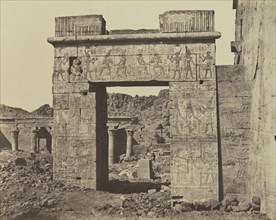 The Gate of Ptolemy II and the Temple of Isis, Philae; John Beasly Greene, American, born France, 1832 - 1856, 1853 - 1854