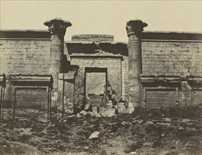 The Temple of Ramesses III, Medinet Habu; John Beasly Greene, American, born France, 1832 - 1856, Medinet Habu, Thebes, Egypt