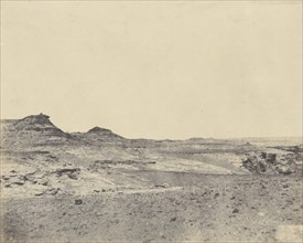 Etude de terrain près de Gebel Abousir, 2de cataracte; John Beasly Greene, American, born France, 1832 - 1856, Gebel-Abousir