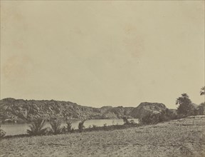 Portes du Nil à Ouadi Taffah; John Beasly Greene, American, born France, 1832 - 1856, Ouadi Taffah, Egypt; 1853 - 1854; Salted