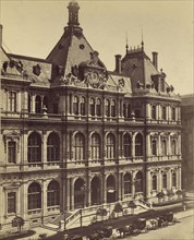 The Palais de la Bourse, Lyon; Jacques Alexandre Ferrier, French, 1831 - 1912, Lyon, France; 1865; Albumen silver print
