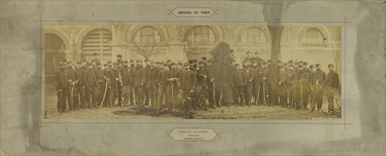 Eclaireurs Franchetti, Commandant Benoit Champy; André Adolphe-Eugène Disdéri, French, 1819 - 1889, Paris, France; 1870 - 1871