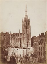 The General Assembly Hall of the Free Church, Edinburgh; Hill & Adamson, Scottish, active 1843 - 1848, September 9 1844; Salted